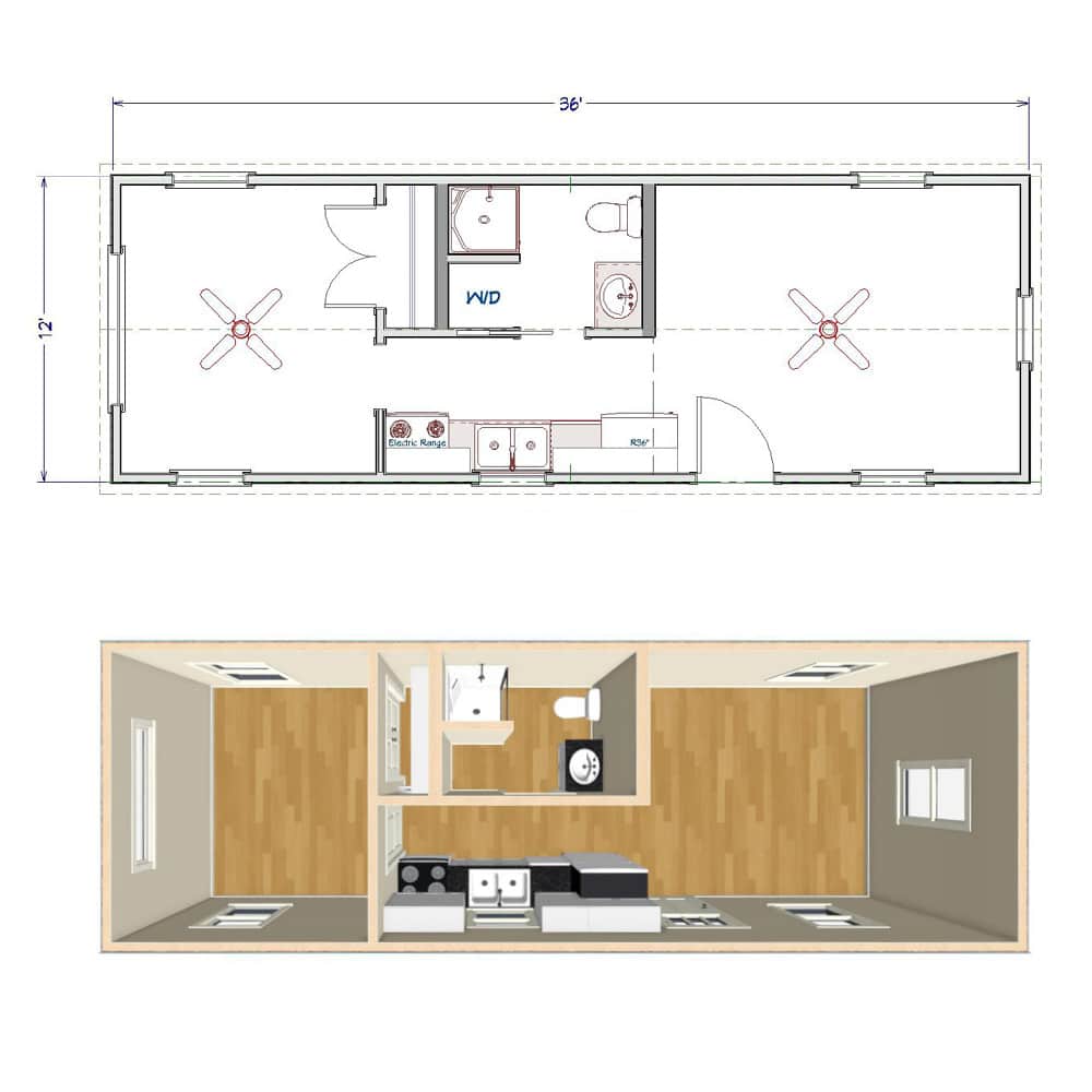 Wooden Home Layout