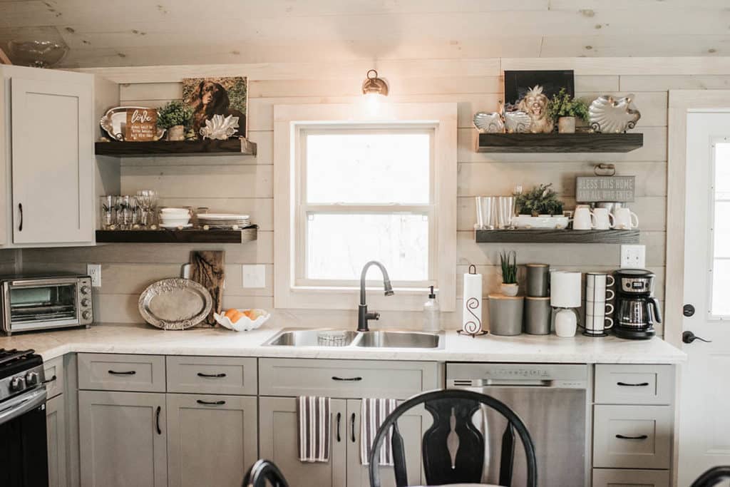 farmhouse kitchen tiny home modular cabin