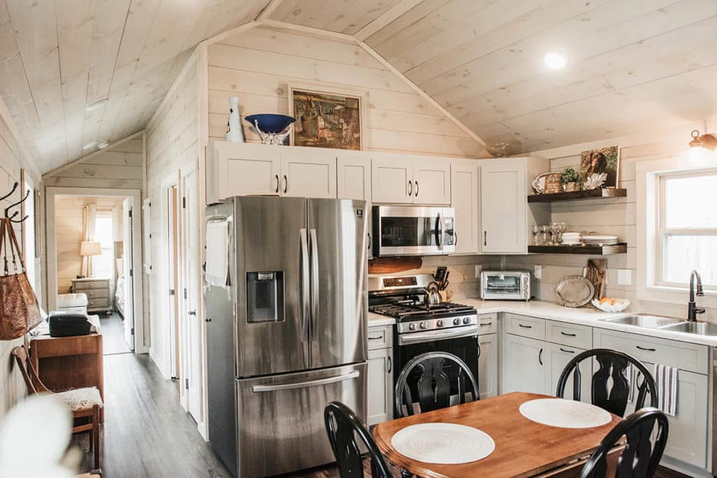 farmhouse kitchen tiny home modular cabin